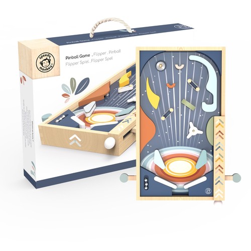 Wooden pinball machine - wooden, for