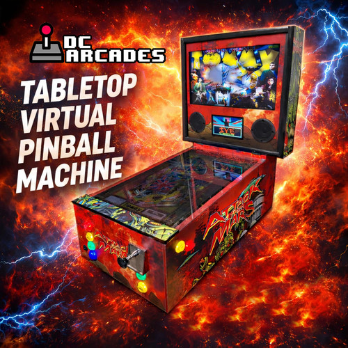 Table top virtual pinball - table,