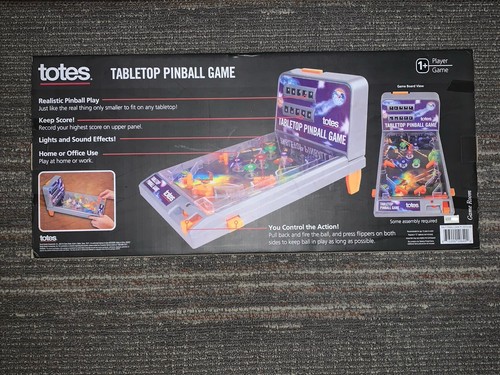 Totes tabletop pinball game - tabletop,
